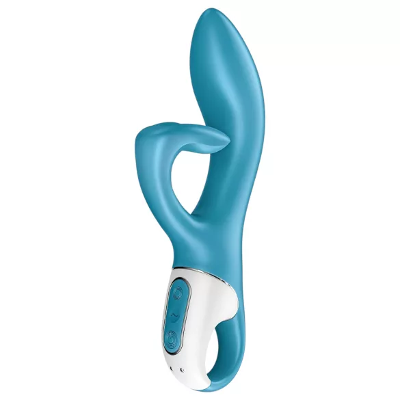 Satisfyer Embrace Me - vibrator cu braț pentru clitoris, reîncărcabil, turcoaz
