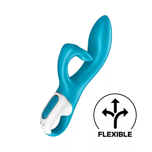 Satisfyer Embrace Me - vibrator cu braț pentru clitoris, reîncărcabil, turcoaz