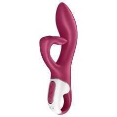   Satisfyer Embrace Me - vibrator cu braț pentru clitoris, reîncărcabil (roșu)