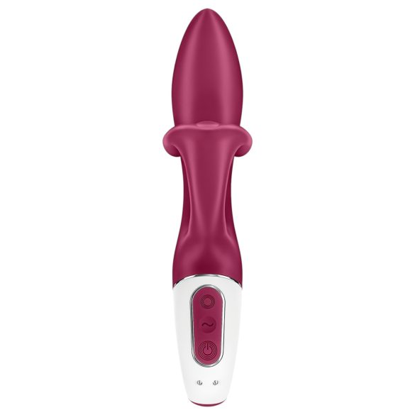 Satisfyer Embrace Me - vibrator cu braț pentru clitoris - reîncărcabil - roșu