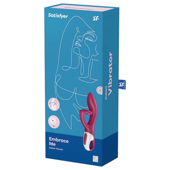 Satisfyer Embrace Me - vibrator cu braț pentru clitoris - reîncărcabil - roșu