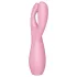 Satisfyer Threesome 3 - vibrator pentru clitoris cu acumulator (roz)