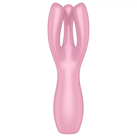 Satisfyer Threesome 3 - vibrator pentru clitoris cu acumulator (roz)