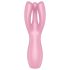 Satisfyer Threesome 3 - vibrator clitoridian reîncărcabil (roz)