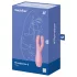 Satisfyer Threesome 3 - vibrator pentru clitoris cu acumulator (roz)