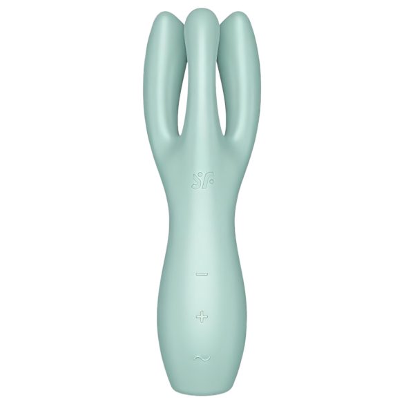 Satisfyer Threesome 3 - vibrator clitoridian (mentă)