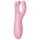 Satisfyer Threesome 4 - Vibrator clitoridian controlat prin aplicație (roz)