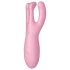 Satisfyer Threesome 4 - Vibrator clitoridian controlat prin aplicație (roz)