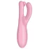 Satisfyer Threesome 4 - Vibrator clitoridian controlat prin aplicație (roz)