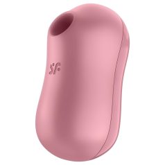   Satisfyer Cotton Candy - vibrator clitoridian cu unde de aer (coral)