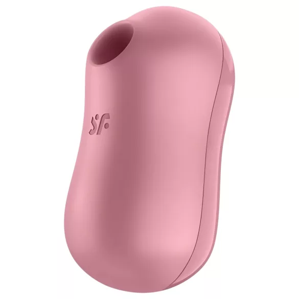 Satisfyer Cotton Candy - vibrator clitoridian cu unde de aer - coral