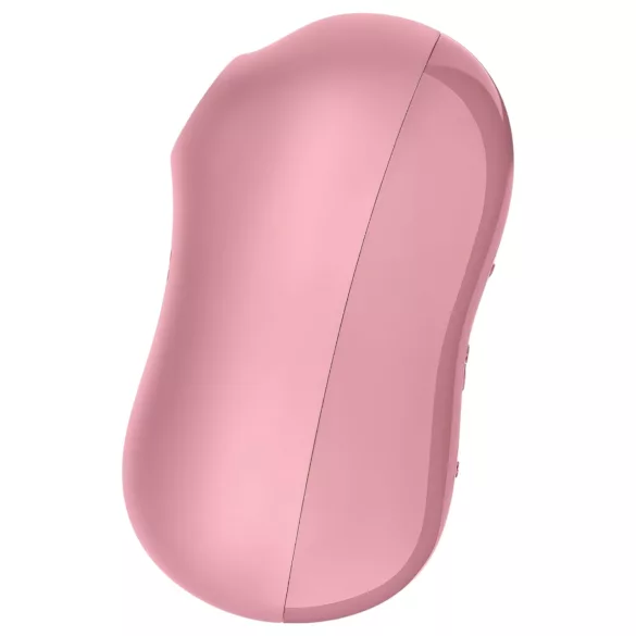 Satisfyer Cotton Candy - vibrator clitoridian cu unde de aer - coral