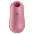 Satisfyer Cotton Candy - vibrator clitoridian cu unde de aer - coral