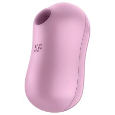   Satisfyer Cotton Candy - vibrator axat aer reîncărcabil (mov)