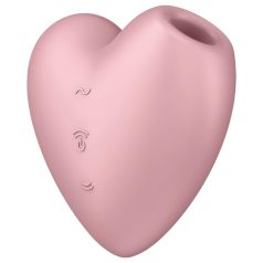   Satisfyer Cutie Heart - vibrator clitorian pulsator, reîncărcabil (roz)