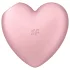 Satisfyer Cutie Heart - vibrator clitoridian cu pulsații aer - reîncărcabil