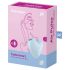 Satisfyer Inimioara Drăgălașă - vibrator cu unde de aer (albastru)