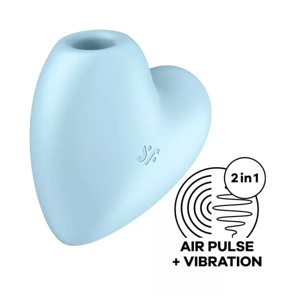 Satisfyer Cutie Heart - vibrator clitoridian cu unde de aer - reîncărcabil