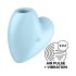 Satisfyer Inimioara Drăgălașă - vibrator cu unde de aer (albastru)