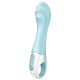 Satisfyer Air Pump Vibrator 5 - vibrator inteligent pompatabil (albastru)
