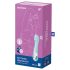 Satisfyer Air Pump Vibrator 5 - vibrator inteligent pompatabil (albastru)