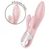 Satisfyer - Vibrator cu pompare Air Pump Bunny 3 - silicon roz