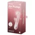 Satisfyer - Vibrator cu pompare Air Pump Bunny 3 - silicon roz