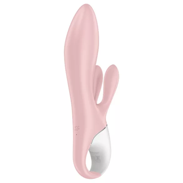 Satisfyer - Vibrator cu pompare Air Pump Bunny 3 - silicon roz