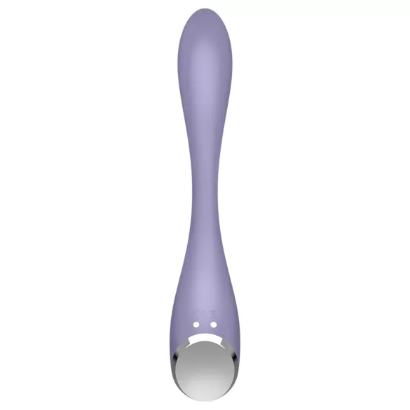 Satisfyer G-spot Flex 5 - vibrator pentru punctul G controlat prin aplicație (mov)