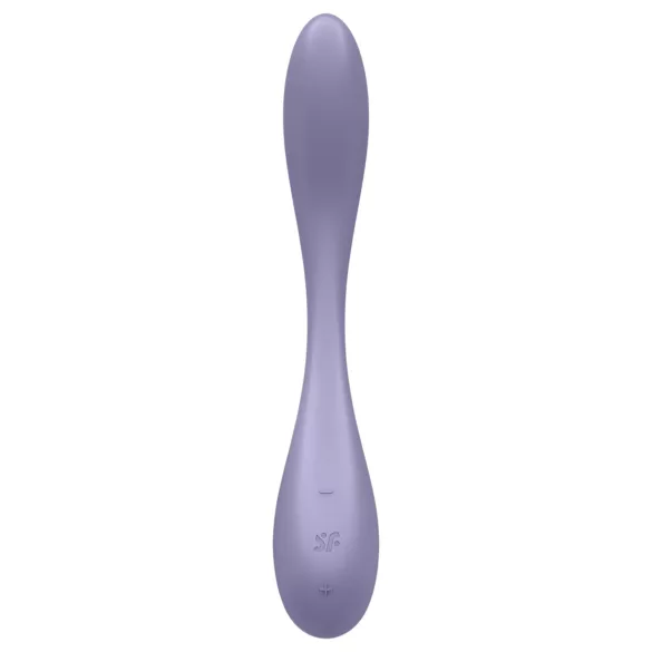 Satisfyer G-spot Flex 5 - vibrator pentru punctul G controlat prin aplicație (mov)