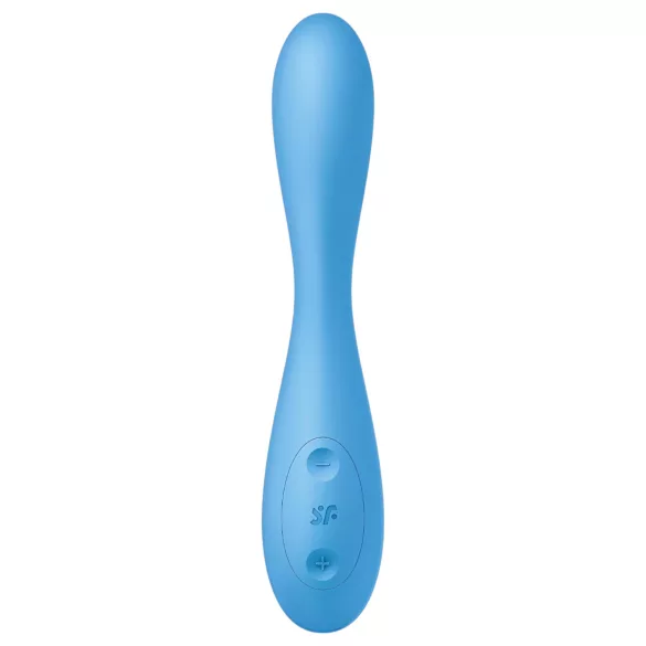 Satisfyer G-spot Flex 4 - vibrator pentru punctul G controlat prin aplicație (turcoaz)
