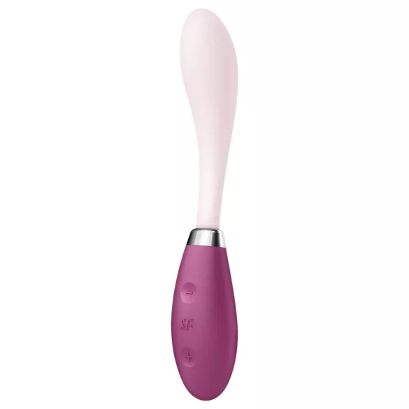 Satisfyer G-Spot Flex 3 - vibrator pentru punctul G reîncărcabil - roz-roșu