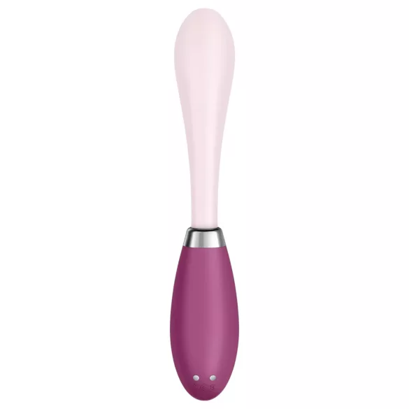 Satisfyer G-Spot Flex 3 - vibrator pentru punctul G reîncărcabil - roz-roșu