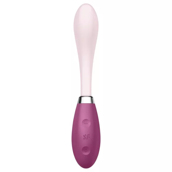 Satisfyer G-Spot Flex 3 - vibrator pentru punctul G reîncărcabil - roz-roșu