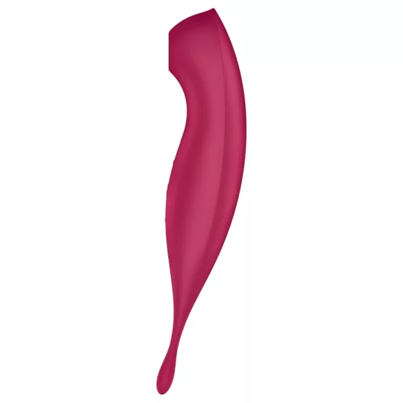 Satisfyer Twirling Pro - vibrator clitoridian controlat prin aplicație (roșu)