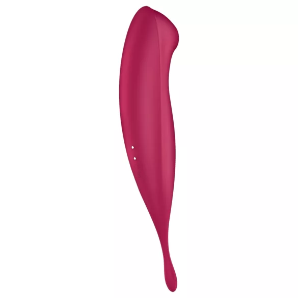 Satisfyer Twirling Pro - vibrator clitoridian controlat prin aplicație (roșu)