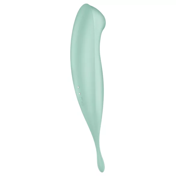 Satisfyer Twirling Pro - vibrator clitoridian 2în1 inteligent - mentă
