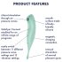Satisfyer Twirling Pro - vibrator 2în1 inteligent pentru clitoris (mentă)