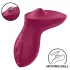 Satisfyer Exciterrr - vibrator clitoridian cu bile rotative - roșu
