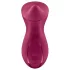 Satisfyer Exciterrr - vibrator clitoridian cu bile rotative - roșu