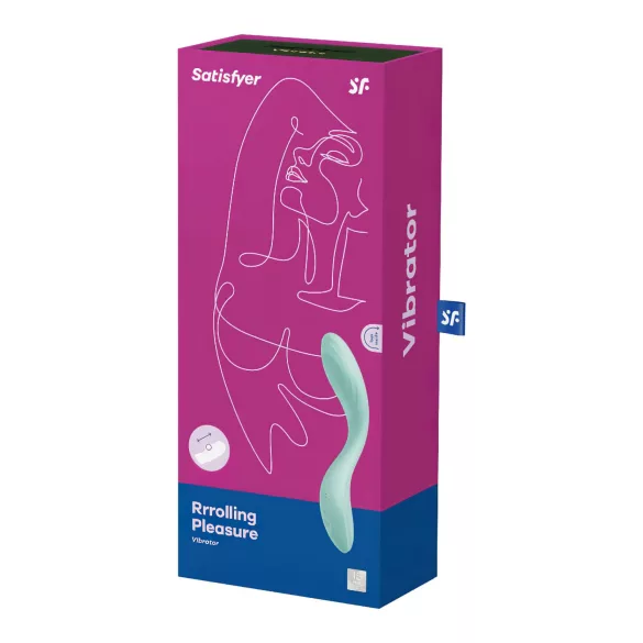 Satisfyer Rrrolling - vibrator pentru punctul G cu bilă mobilă (mentă)
