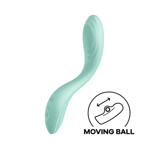 Satisfyer Rrrolling - vibrator pentru punctul G cu bilă mobilă (mentă)