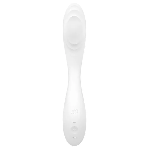 Satisfyer Rrrolling - vibrator pentru punctul G cu bile rotative - alb