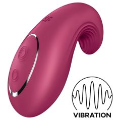   Satisfyer Dipping Delight - vibrator pentru clitoris cu acumulator (roșu)