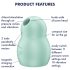 Satisfyer Pro To Go 1 - Stimulator clitoridian cu unde de aer, reîncărcabil (mentă)