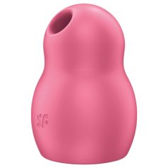   Satisfyer Pro To Go 1 - vibrator pulsator cu acumulator (roșu)
