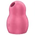 Satisfyer Pro To Go 1 - vibrator clitoridian cu unde de aer, cu acumulator (roșu)