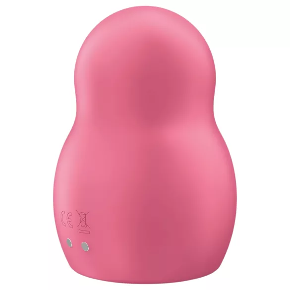 Satisfyer Pro To Go 1 - vibrator clitoridian cu unde de aer, cu acumulator (roșu)
