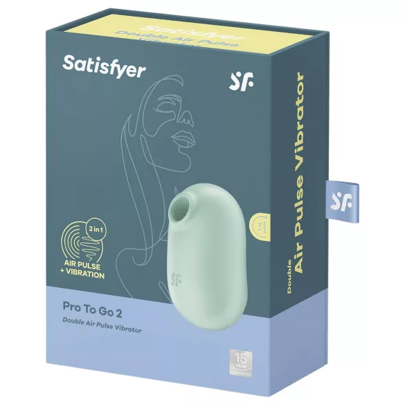 Satisfyer Pro To Go 2 - stimulator clitoridian cu unde de aer - reîncărcabil
