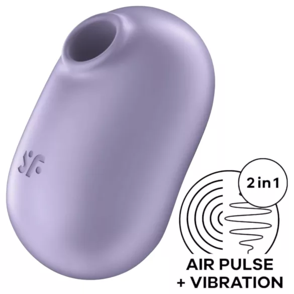 Satisfyer Pro To Go 2 - vibrator clitoridian cu unde de aer, cu acumulator (violet)